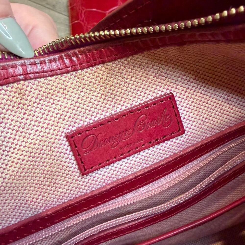 Dooney-bourke Women's Red and Burgundy Bag - Picture 5 of 8